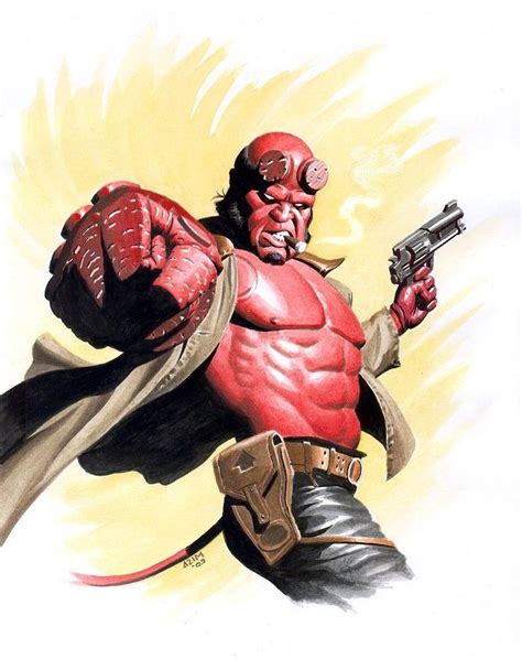 Hellboy Superhero Comic Superhero Art Dark Comics