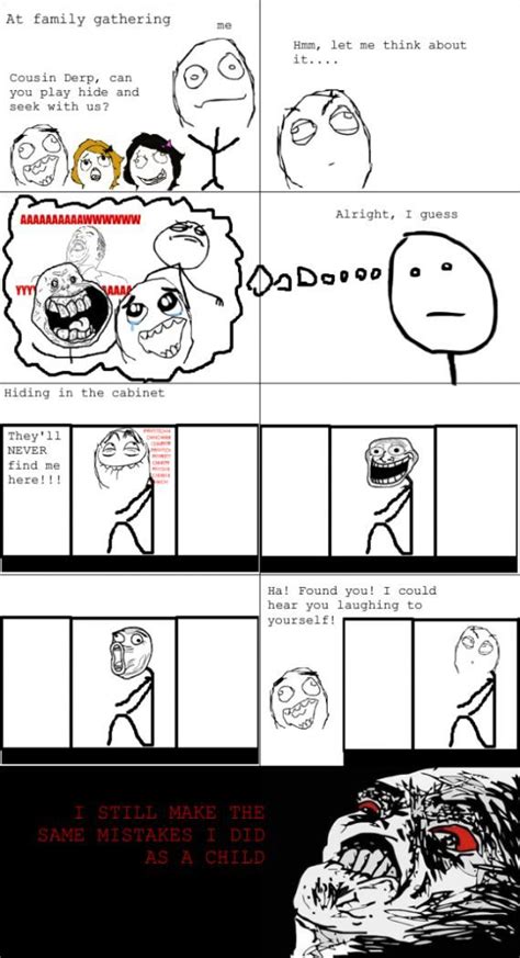 The Same Mistakes Rage Comics Funny Cartoons Funny