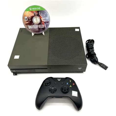 Microsoft Xbox One S 1tb Console Gaming System Battlefield 1 Military