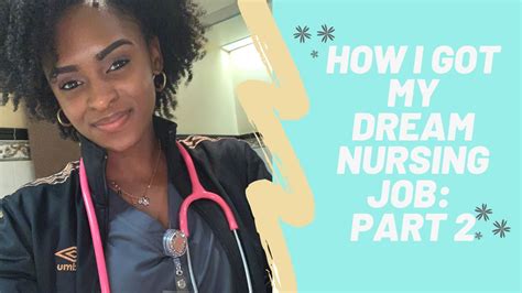 How I Got My Dream Nursing Job Part 2 Job Hunting Tips Advice For