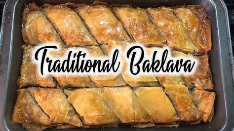 Traditional Baklava Easy Recipe Youtube