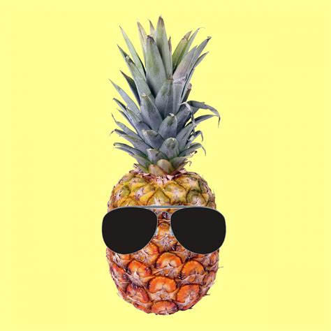 Pineapple In Sunglasses Free Stock Photo Public Domain Pictures