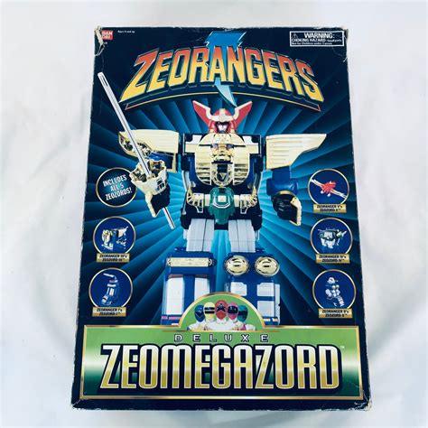 1996 Bandai Power Rangers Zeo Deluxe Zeo Megazord Boxed Angel Grove