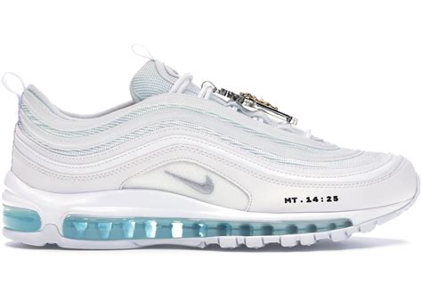 The nike air max 97 was first released in 1997. Nike Air Max 97 MSCHF x INRI Jesus Shoes - 921826-101JSUS