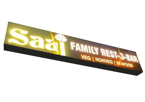 Led 210v Acrylic Glow Sign Board For Outdoor At Rs 850sq Ft In Pune