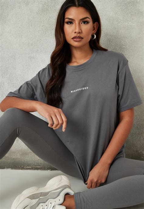 dark-grey-missguided-oversized-t-shirt-missguided