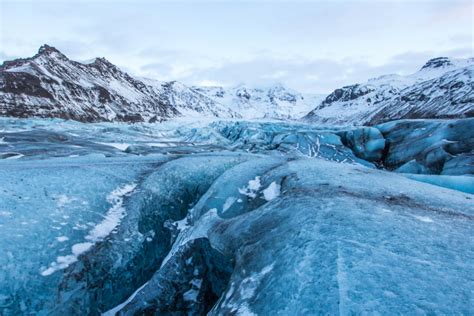 The Glaciers In Skaftafell In South Iceland Are Easily Accessible From