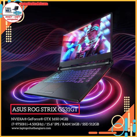 Asus Rog Strix G531gt I7 9750h 450ghz Nvidia® Geforce® Gtx 1650