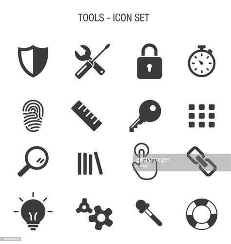Tools Icon Set High Res Vector Graphic Getty Images