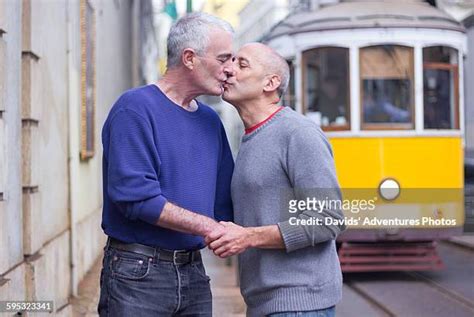 Old Gay Couple Kissing Photos And Premium High Res Pictures Getty Images