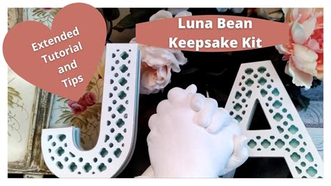 Luna Bean Keepsake Diy Hand Casting Kit Full Tutorial Fun Ideas For