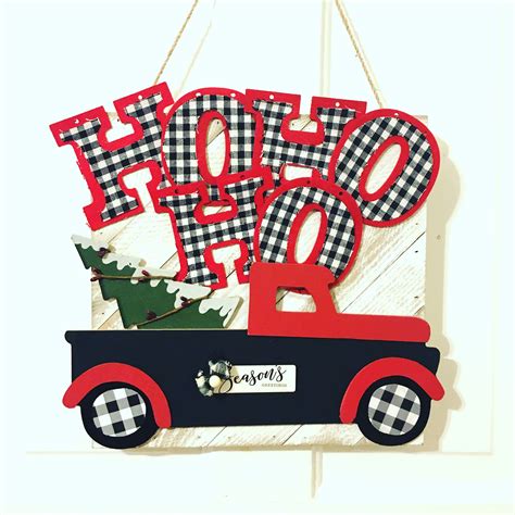 Dollar Tree and Dollar General red truck craft diy | Christmas red