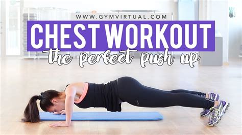 10 Minute Chest Workout Without Weights The Perfect Push Up Youtube