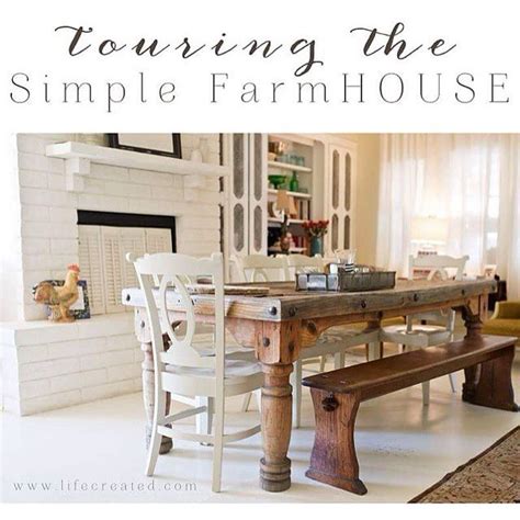 My Farmhouse A Peek Inside Rustic Dining Table Farmhouse Table Home