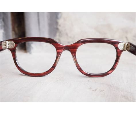 Vintage Eyeglass Kono Optical 1950s Nos Redwood Rebelsmarket