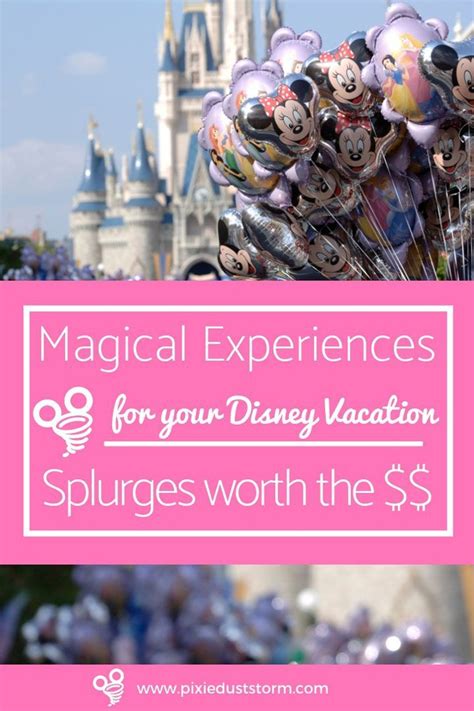 Disney World Extras And Options Worth The Splurge Pixie Dust Storm