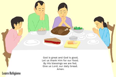 13 traditional dinner blessings and mealtime prayers