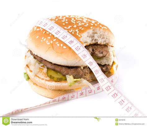 The Taken A Bite Hamburger Stock Photo Image Of Meal