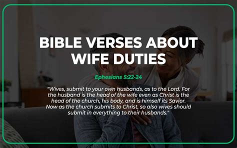 What Does The Bible Say About Wife Duties 25 Bible Verses