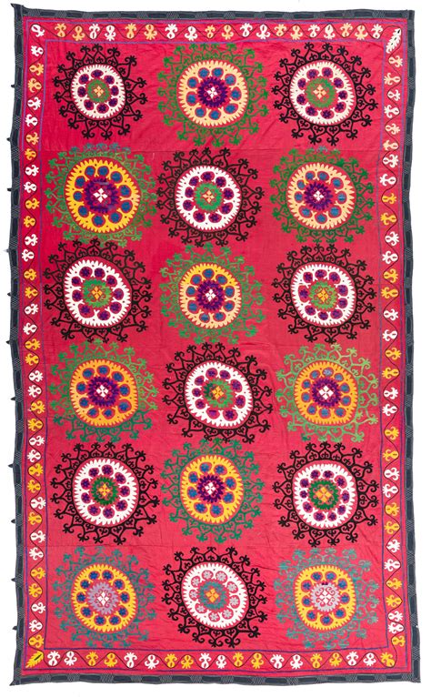 Antique Suzani Textile 7 2 ×12 0