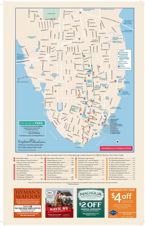 Explore Charleston Visitor Guide Map By Explore Charleston Issuu