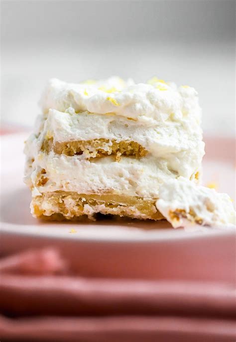 Lemon Sugar Cookie Icebox Cake