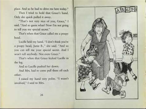 Junie b.'s mom is about to have a baby. Junie B. Jones and a little monkey business Chapter 4 read ...