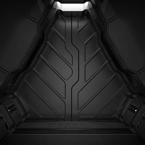 Sci Fi Tunnel 3d Model On Behance