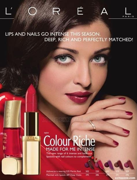 Publicité Pour Rouge A Lèvres L Oréal Intense Lipstick Loreal Makeup Ads