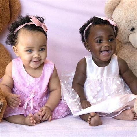 twins born with different color skintones win over our hearts proving every shade of black is