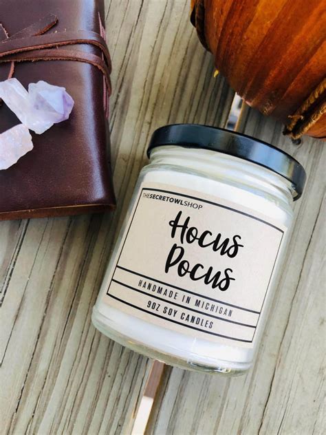 Hocus Pocus Soy Wax Scented Candle These Hocus Pocus Candles Are