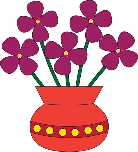 Colored Flower Vase Clip Art Clipart Panda Free Clipart Images