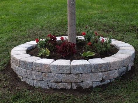 30 Exciting And Lovely Tree Ring Planter Ideas Diy Landscaping