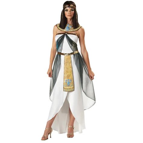 Sexy Roman Egyptian Queen Cleopatra Costume Halloween Carnival Party Greek Goddess Cosplay Adult