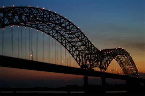 The Big M Bridge Over The Mississippi River Memphis Bridge Memphis