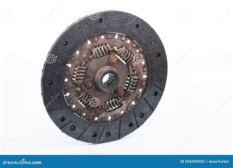 Old And Worn Clutch Plate Disc Viewed From Different Angles Clutch