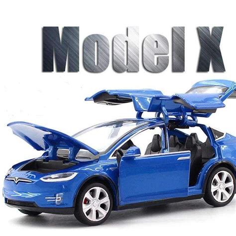 132 Tesla Model X Alloy Car Model Diecasts And Toy Vehicles Toy Cars