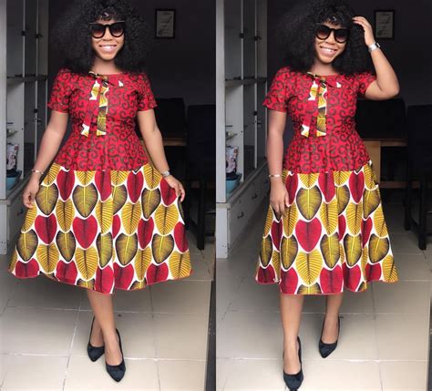 Ankara Short Flare Gowns Designs Be In Trend With This 70 Styles