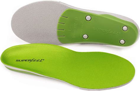 Superfeet Unisex Adult Orthotic Insoles Green Wide Green 456 Uk