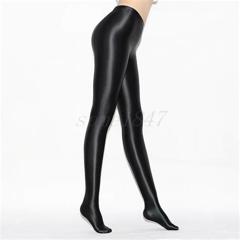 amoresy women s glitter stockings satin glossy opaque chic pantyhose sexy shiny ebay