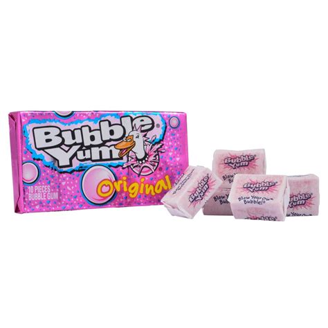 Bubble Yum Original Flavor Bubble Gum Individually Wrapped 282 Oz