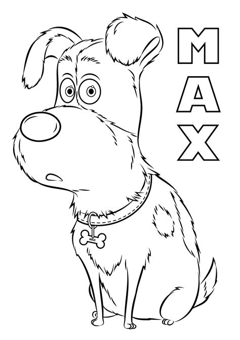 Max Para Colorear Imprimir E Dibujar Coloringonlycom