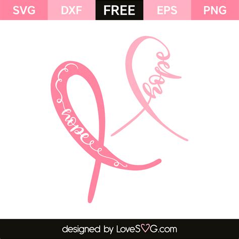 Hope cancer ribbons | Lovesvg.com