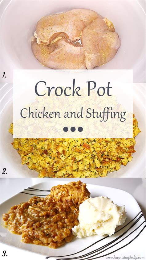 Crock Pot Chicken And Stuffing Keep It Simple Diy