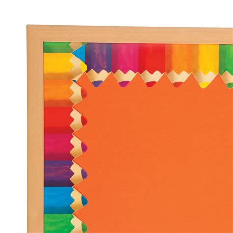 Jumbo Color Pencils Border Educational 12 Pieces