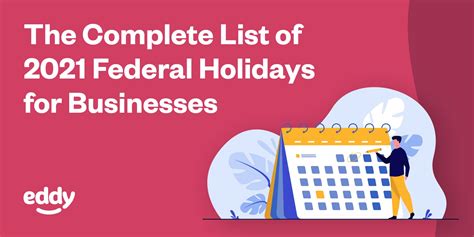 Federal Holidays 2021 Federal Holiday Calendar List Of United States