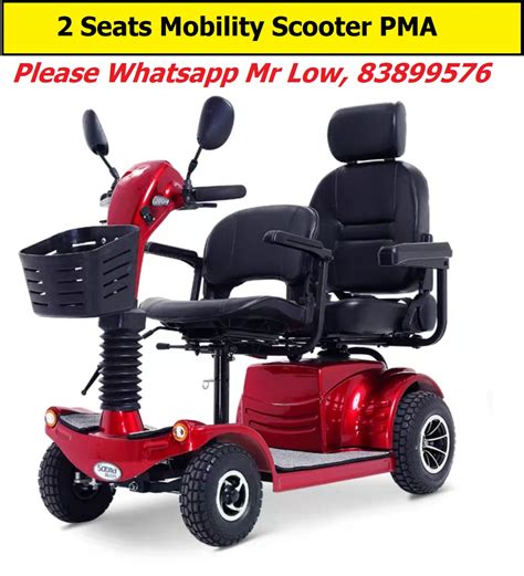 2 Seaters Mobility Scooter Pma Lazada Singapore