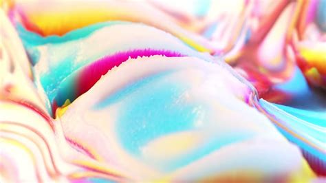 ICE CREAM SORBET Liquid Waves ODDLY SATISFYING Background Screensaver Hour YouTube