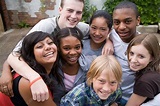 Group of teenagers - Stock Image - C046/5131 - Science Photo Library