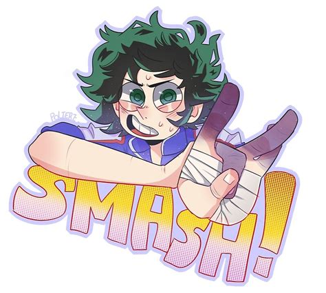 Deku Smash By Polterz Redbubble